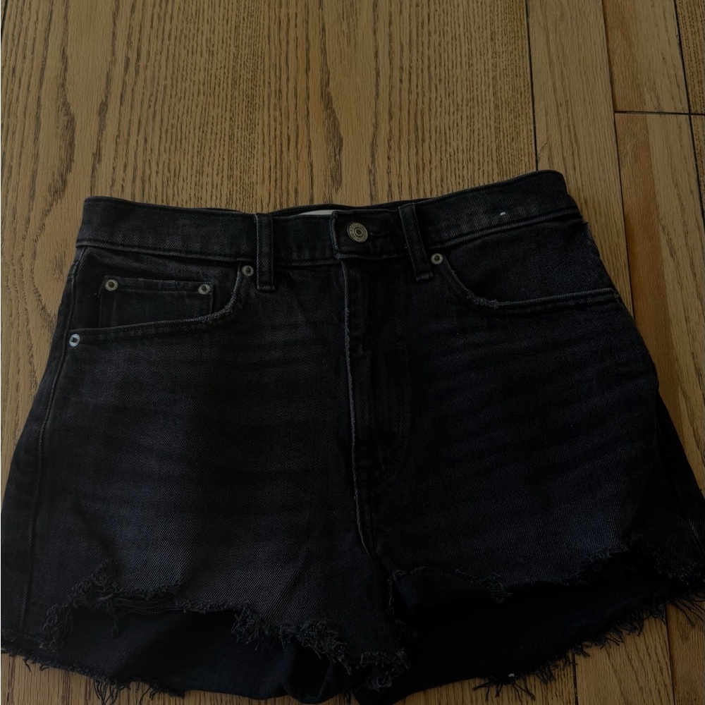 Abercrombie & fitch Women's Black Denim Shorts